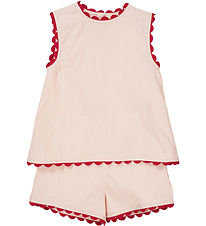 Copenhagen Colors Stuttbuxnasett - Poplin Deco - Dusty Rose Comb