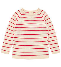 Copenhagen Colors Blússa - Prjónað - Cream/Dusty Rose/Barry Comb