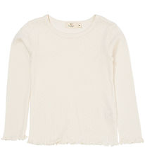 Copenhagen Colors Blússa - Pointelle - Cream