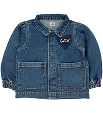 Copenhagen Colors Denim Jacket - Hearts - Indigo Blue Washed