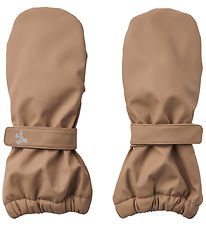 Wheat Fäustlinge m. Fleece - PU - Rily - Haselnuss