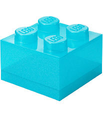 LEGO® Storage Säilytyslaatikko - 4 Silmukat - Glitter Light Blue
