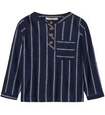 Fliink Shirt - Viruses - Insignia Blue/Sandshell