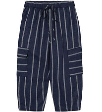 Fliink Trousers - Viruses - Insignia Blue/Sandshell