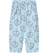 Fliink Trousers - Colombe - Dream Blue/Hearts