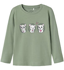 Name It Blouse - NmfVix - Lily Pad/Mouse