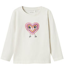 Name It Blouse - NmfVix - Jet Stream/Glitter Heart