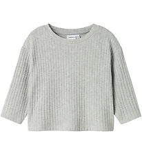 Name It Blouse - Knitted - NmfRikka - Grey Melange