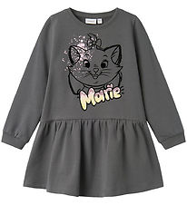 Name It Sweat Dress - NmfDodo Marie - Lava Smoke