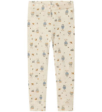Name It Leggings - Wool - NmmWillos - Peyote Melange