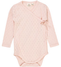 Copenhagen Colors Wrap Bodysuit L/æ - Dusty Rose