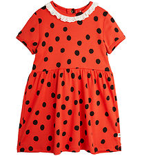 Mini Rodini Kleid - Dots - Rot