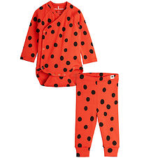 Mini Rodini Set - Dots - Red