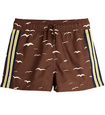 Mini Rodini Badeshorts - UV 50+ - Möwe - Braun