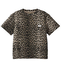 Sofie Schnoor Stuttermabolur - Ayask - Light Brown Leopard