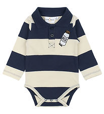 The New Siblings Bodysuit l/s - TnsbNoha - Mood Indigo Striped