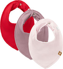 Name It Drool bib - Rib - 3-Pack - NbfYvettedagnes - Light Lila
