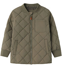 Name It Thermojakki - NmmMarlin - Quilt - Dusty Olive