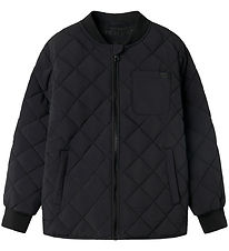 Name It Thermojakki - NkmMarlin - Quilt - Svart