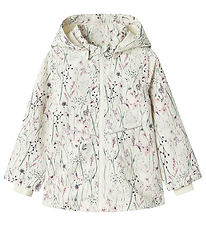 Name It Lightweight Jacket - NmfMaxi - Whisper White/Long Flower