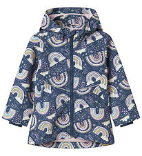 Name It Lightweight Jacket - NmfMaxi - Sargasso Sea/Rainbow