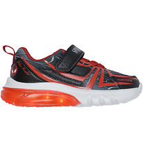 Geox Blinkschuhe - J Cyberdrone - Marvel Spider-Man - Black/Rot