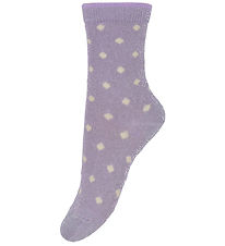 MP Socks - Irma - Wisteria w. Dots/Glitter