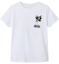 Name It T-shirt - NkmDio OnePiece - Bright White