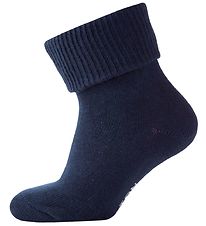 Melton Baby Socks - Marine