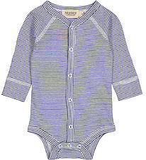 MarMar Bodysuit l/s - Rib - Modal - Bruno - Blue Stripe