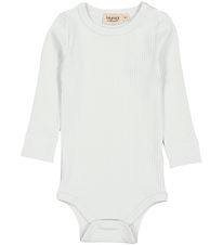 MarMar Bodysuit l/s - Rib - Modal - Plain - Mint Chalk
