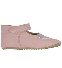Pom Pom Hausschuhe - Anfänger Ballerina Heart - Dusty Rose