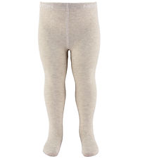 Melton Tights - Light Beige Melange