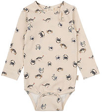 Petit Piao Bodysuit l/s - Sea