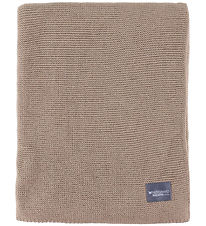 Nørgaard Madsens Pläd - Stickad - 95x75 - Beige