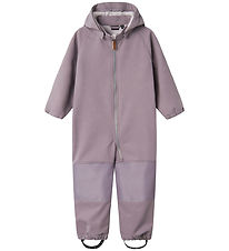 Name It Softshell Suit w. Fleece - NmfAlfa08 - Grey Ridge w. Mag