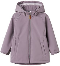 Name It Softshell Jacket w. Fleece - NmfAlfa08 - Gray Ridge w. M