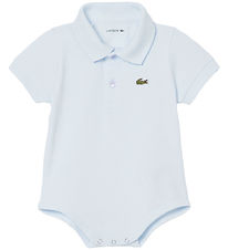 Lacoste Bodysuit s/s - Piqué - Bleu Clair w. Logo