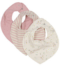 Petit Piao Teething Bib - Rib - Modal - 3-Pack - Bellis