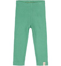 Petit Piao Leggings - Rib - Modal - Green Spruce