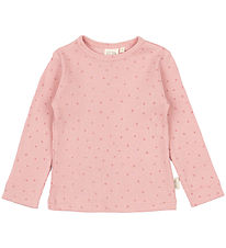 Petit Piao Blouse - Rib - Modal - Bright Rose