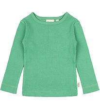 Petit Piao Blouse - Rib - Modal - Green Spruce