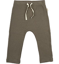 Petit Piao Trousers - Rib - Modal - Earth Brown