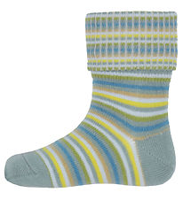 MP Socks - Granite Green w. Stripes