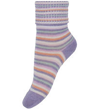 MP Socks - Wisteria w. Stripes