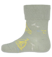 MP Socks - Babus - Karl - Desert Sage w. Yellow