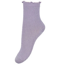 MP Socks - Doris - Wisteria w. Glitter
