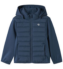 Name It Duvet/Softshell Jacket - NmnMio Hybrid - Sargasso Sea