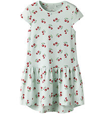 Name It Dress - NkfVigga - Aqua Glass/Cherries
