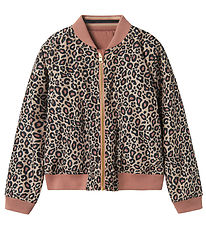 Name It Bomber Jacket - Reversible - NkfMariska - Black/Pink w.